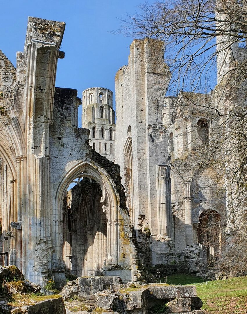 Frankreich: Normandie: Abbaye de Jumièges: Abtei Jumièges; Fransa: Normandiya: Abbaye de Jumièges: Jumieges Manastırı